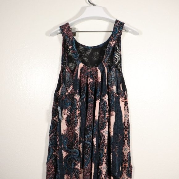 NWT Free People Count Me In Trapeze Black Combo - Picture 13 of 14